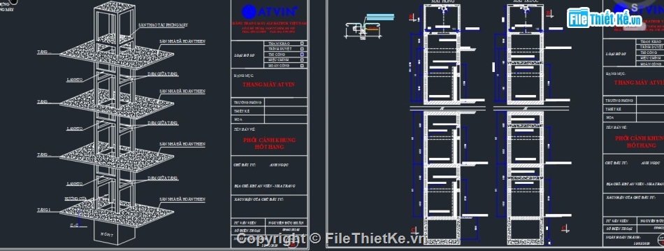 Bản vẽ thang máy,cầu thang máy,bản vẽ cad cầu thang máy,Bản vẽ thang máy gia đình,thiết kế thang máy gia đình